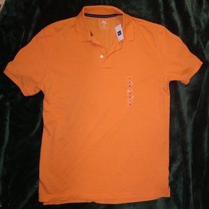 GAP Orange Modern Polo Men's Size Medium